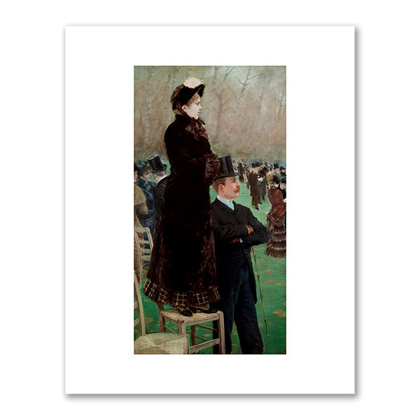 The Races at the Bois de Boulogne by Giuseppe De Nittis