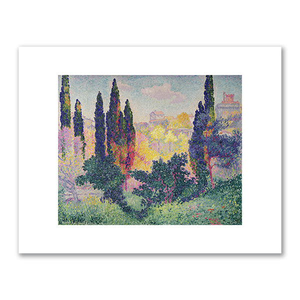 The Cypresses at Cagnes by Henri-Edmond Cross