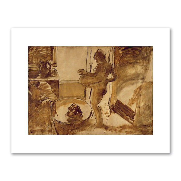 Nude Woman Drying Herself by Edgar Degas