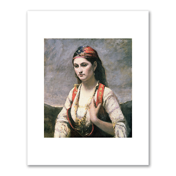 The Young Woman of Albano by Jean-Baptiste-Camille Corot