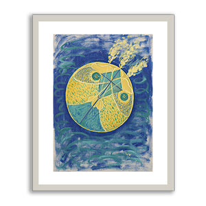 Group I, Primordial Chaos, No. 7 by Hilma af Klint