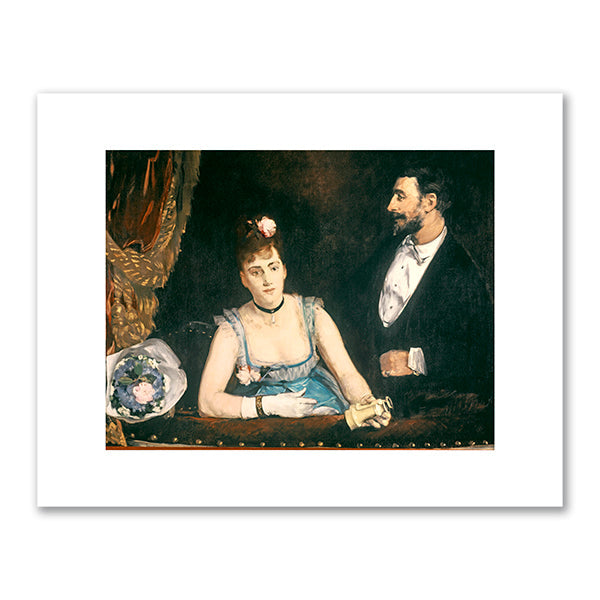A Box at the Theatre for Italiens (Une loge aux Italiens) by Eva Gonzales