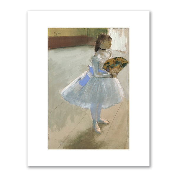 Dancer with a fan by Edgar Degas