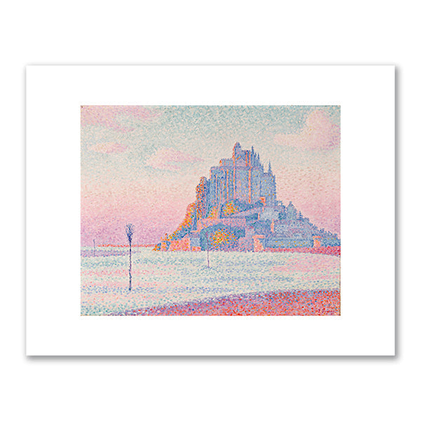 Mont Saint-Michel, Setting Sun by Paul Signac