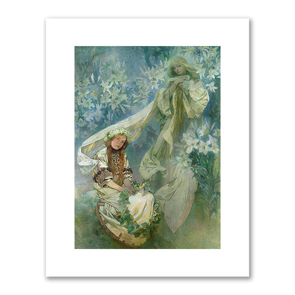 Madonna of the Lilies by Alphonse Mucha