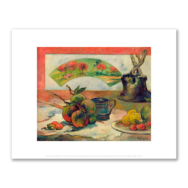 Still Life with a Fan by Paul Gauguin