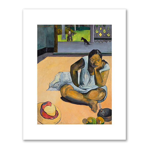 Te Faaturuma (The Brooding Woman) by Paul Gauguin