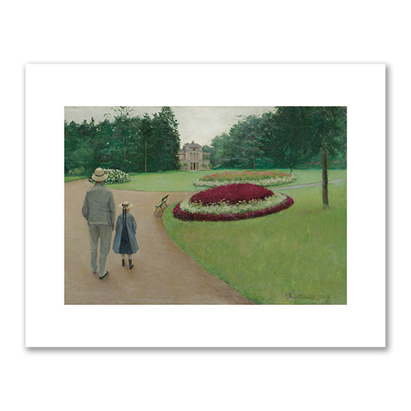 The Park of the Caillebotte Property at Yerres by Gustave Caillebotte