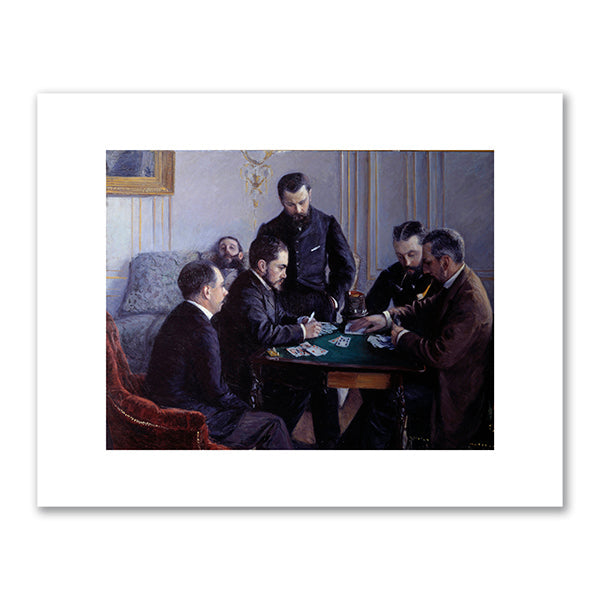 The Bezique Game by Gustave Caillebotte