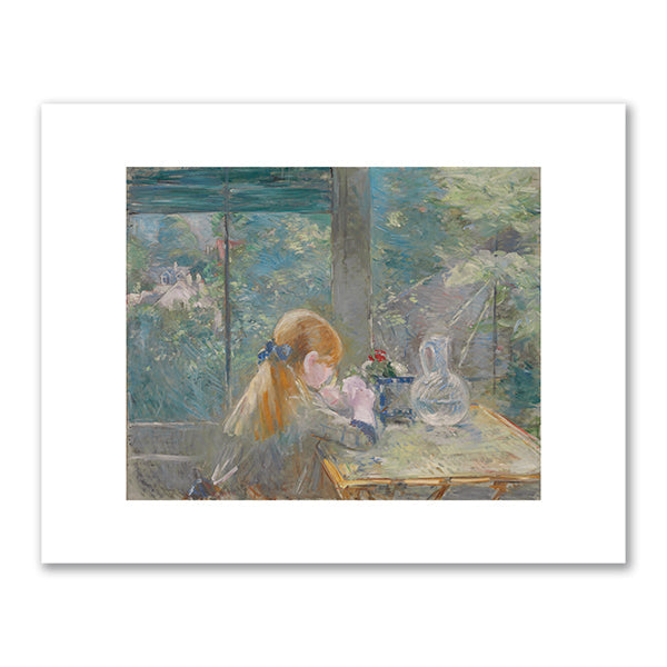 On the Veranda (Dans la véranda) by Berthe Morisot