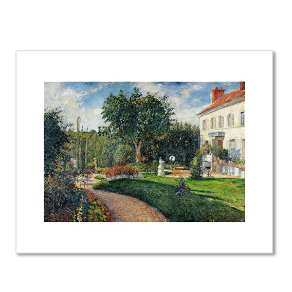 The Garden of Les Mathurins at Pontoise by Camille Pissarro