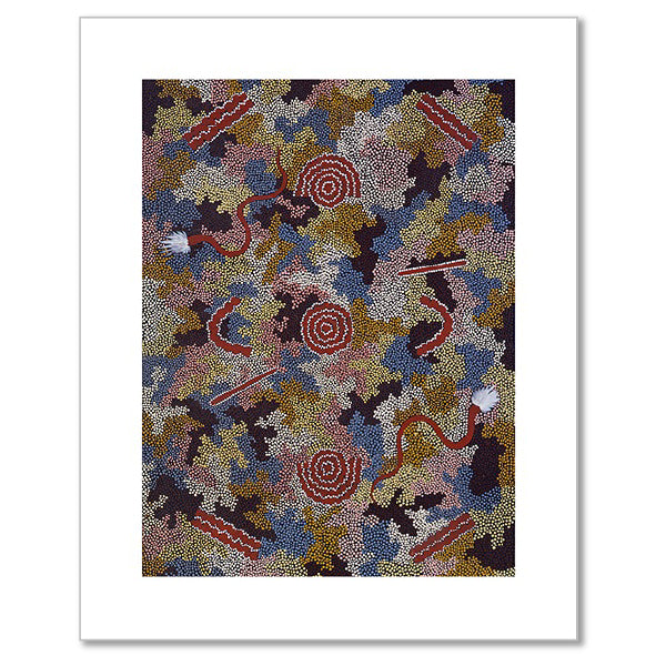 Men's Dreaming by Clifford Possum Tjapaltjarri