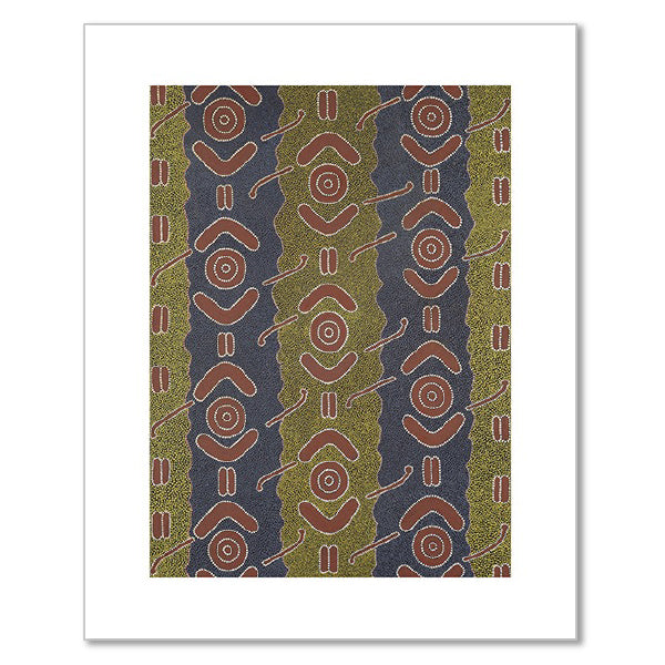 Men's Dreaming by Clifford Possum Tjapaltjarri