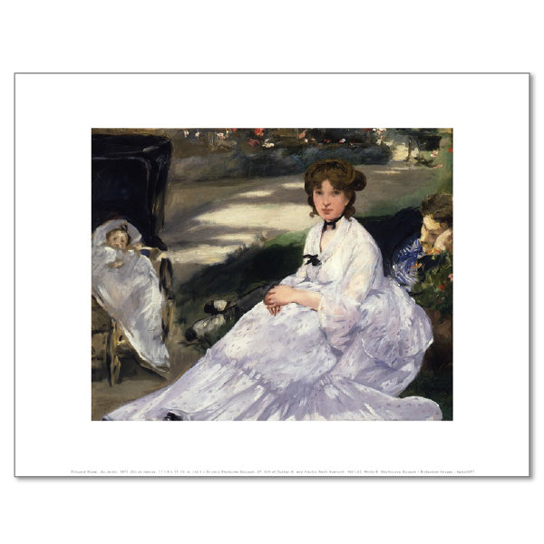 Au Jardin by Édouard Manet