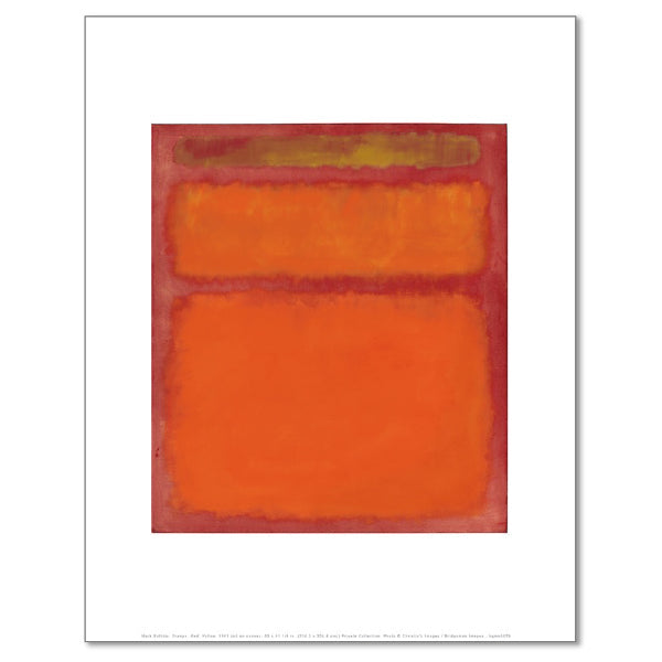 Orange, Red, Yellow by Mark Rothko