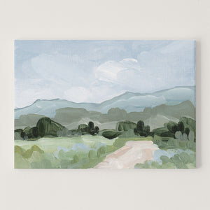 "Blue Fields" Art Print