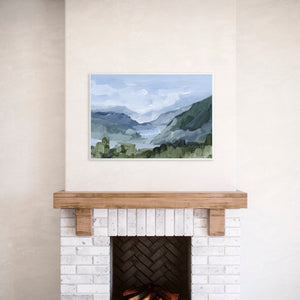 "Blue Juneau" Art Print