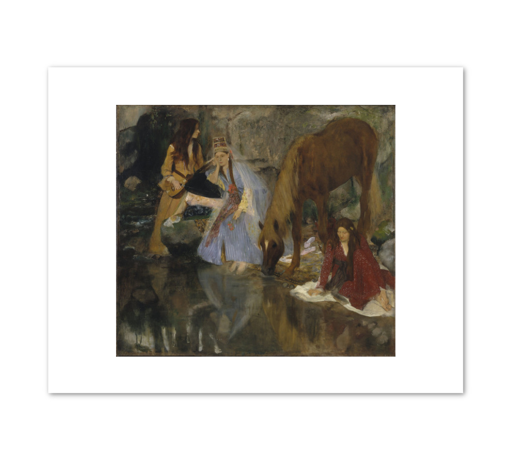 Portrait of Eugénie Fiocre a propos of the Ballet "La Source" by Edgar Degas