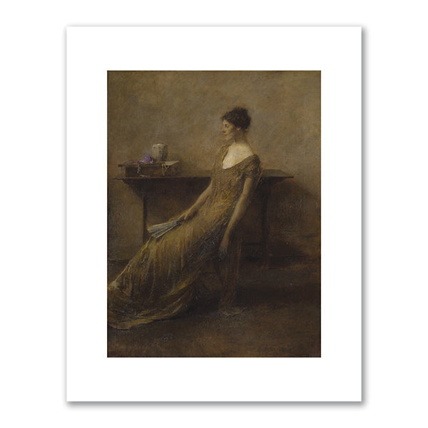 Lady in Gold by Thomas Wilmer Dewing