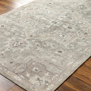 Elle Medallion Light Gray 7ft Runner Rug - Livabliss x Becki Owens