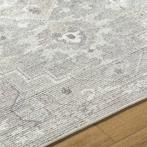 Elle Medallion Light Gray 7ft Runner Rug - Livabliss x Becki Owens