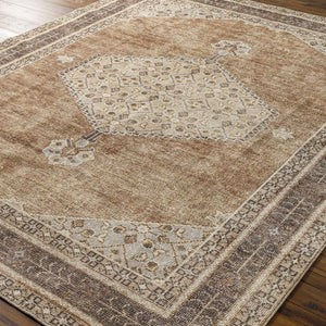 Lila Medallion Tan 7ft Runner Rug - Livabliss x Becki Owens