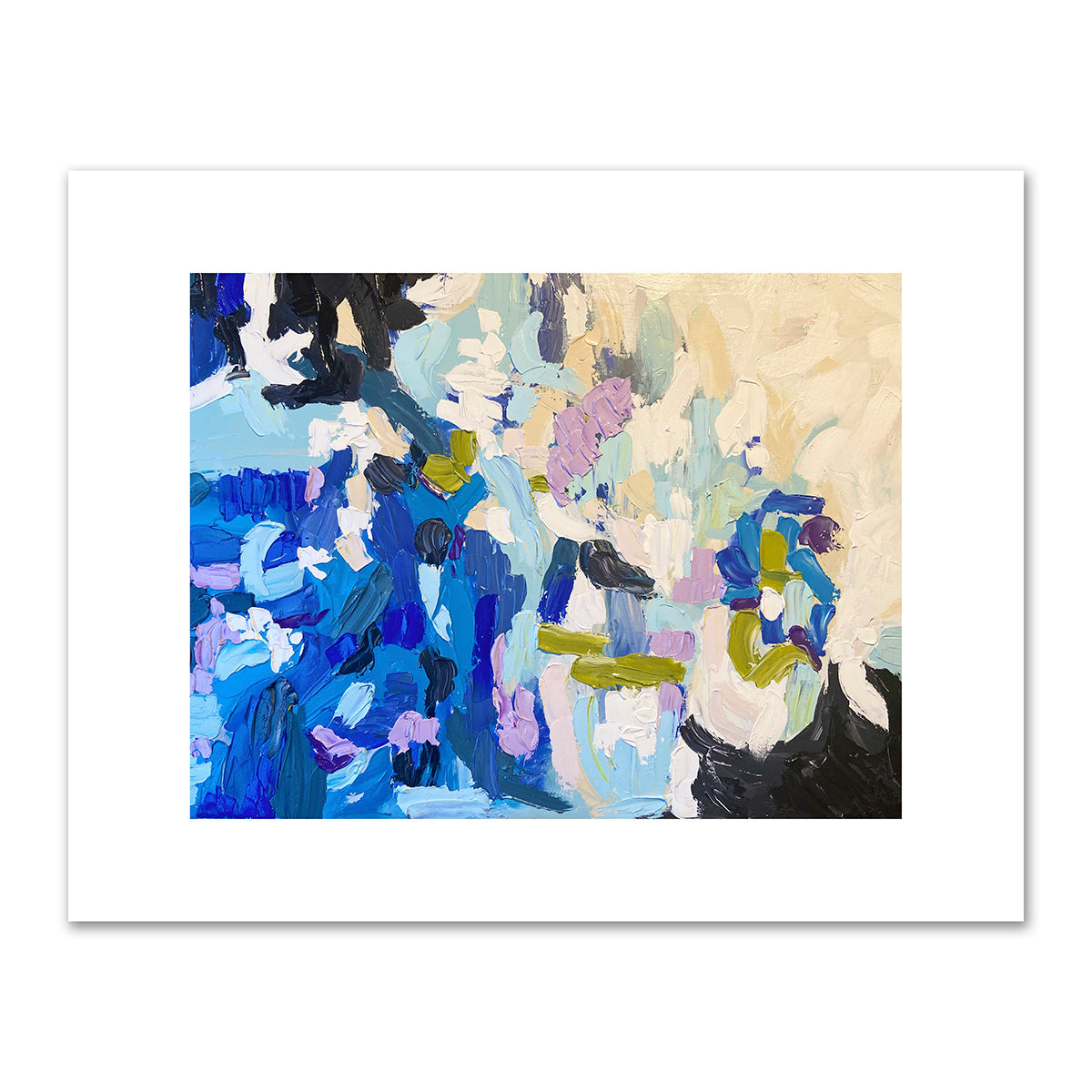 Pallet Knife in color #2 - Blue by Brittany Bruce