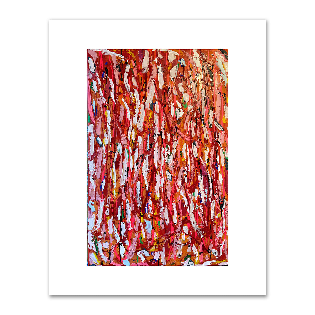 Pallet Knife in color #3 - Red by Brittany Bruce