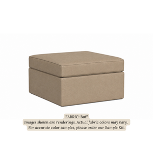 Storage Ottoman with Serving Tray
