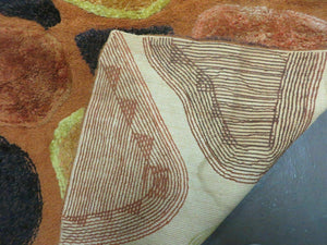 4' X 6' Modern Handmade Hooked Rug Wool Abstract Nice