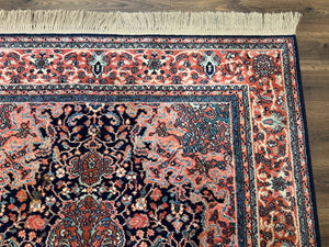 Karastan Rug 5.9 x 9, Kashan Medallion #741, Original Collection 700 Series, Discontinued, Wool Pile