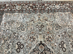 Silk Indian Kashmiri Rug 6x9