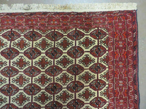4' X 6' Handmade Finely Knotted Pakistan Turkoman Bokhara Wool Rug Nice