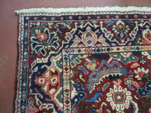 5' X 9' Antique Handmade Turkish Wool Veg Dyes Rug Nice # 107