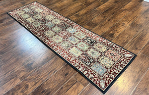 Panel Design Runner 2x8, Vintage Rug for Hallway, Multicolor, Nourison Rug