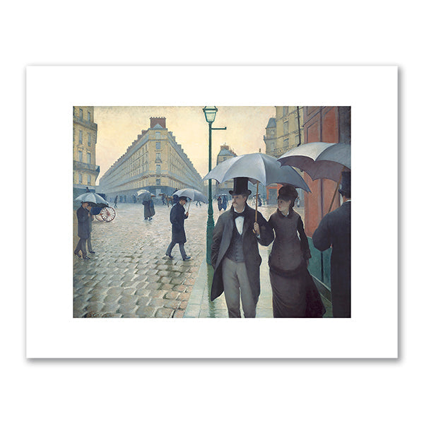 Paris Street; Rainy Day by Gustave Caillebotte