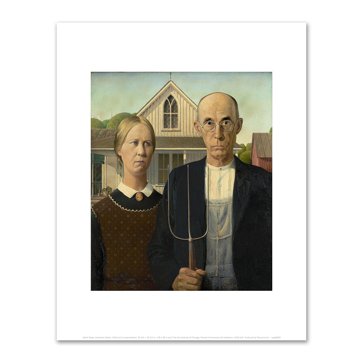 American Gothic by Grant Wood