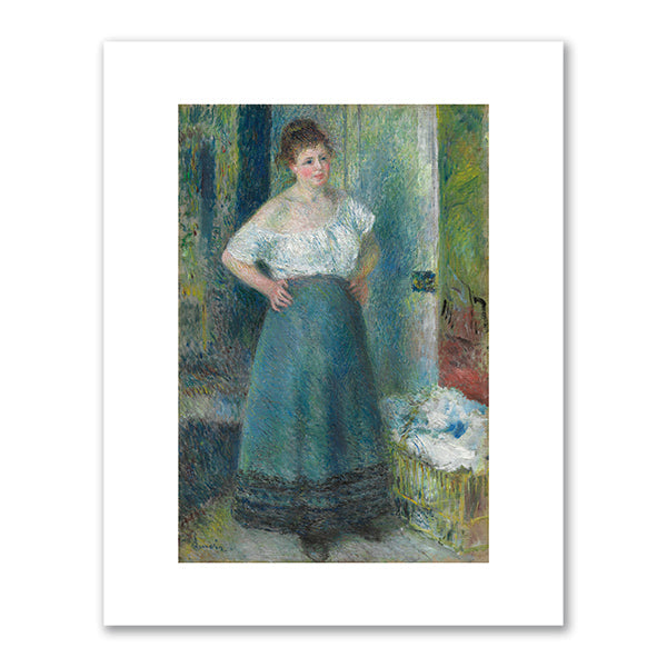The Laundress by Pierre-Auguste Renoir
