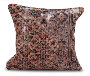 Canvello Antique Kerman Rug Bed Throw Pillows - 18"x18"