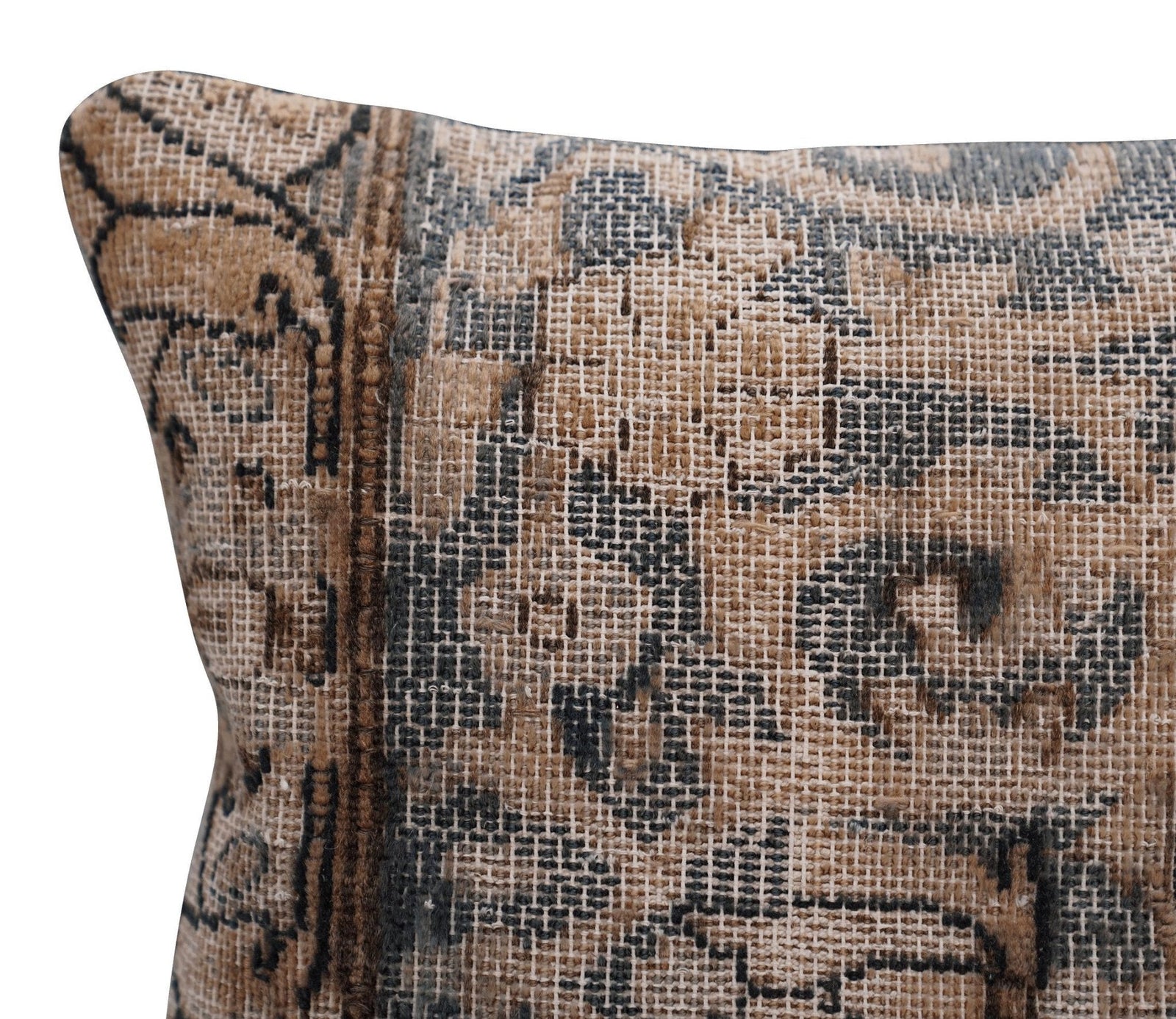 Canvello Antique Light Brown Throw Pillow - 16"x16"