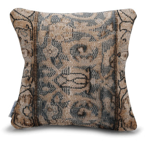 Canvello Antique Light Brown Throw Pillow - 16"x16"