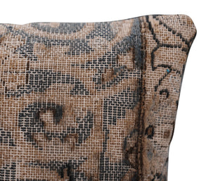 Canvello Antique Light Brown Throw Pillow - 16"x16"