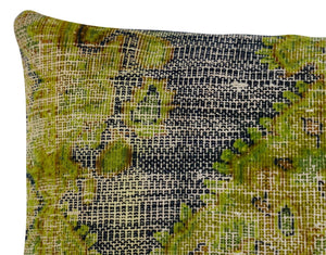 Canvello Antique Olive Green Throw Pillows - 16"x24"