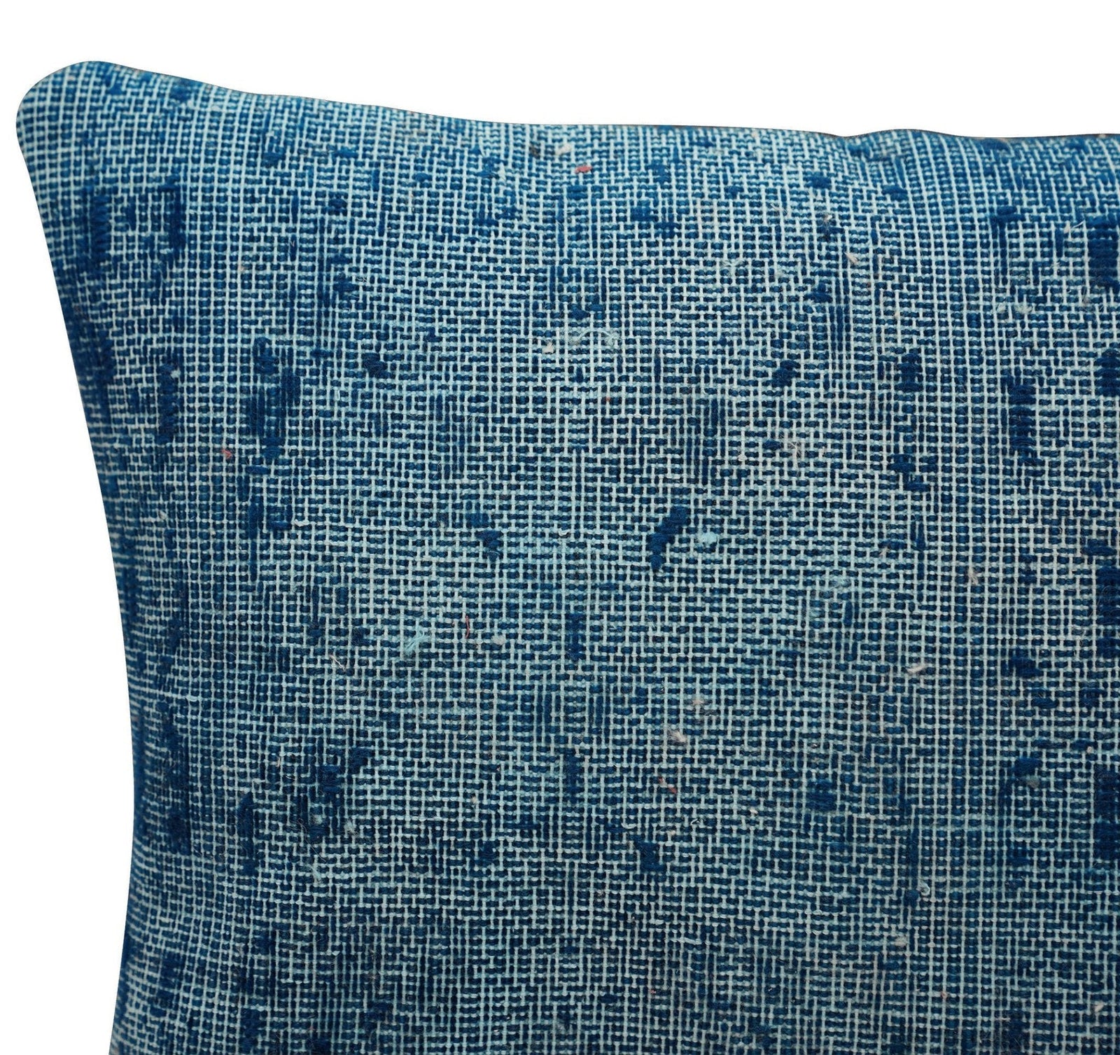 Canvello Antique Rug Dark Blue Throw Pillow - 18"x18"