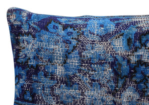 Canvello Antique Rug Royal Blue Throw Pillows - 16"x16"