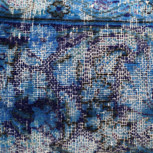 Canvello Antique Rug Royal Blue Throw Pillows - 16"x24"
