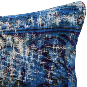Canvello Antique Rug Royal Blue Throw Pillows - 16"x24"