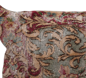 Canvello Antique Rug Sofa Cushion Covers With Zipper - 16"x24"