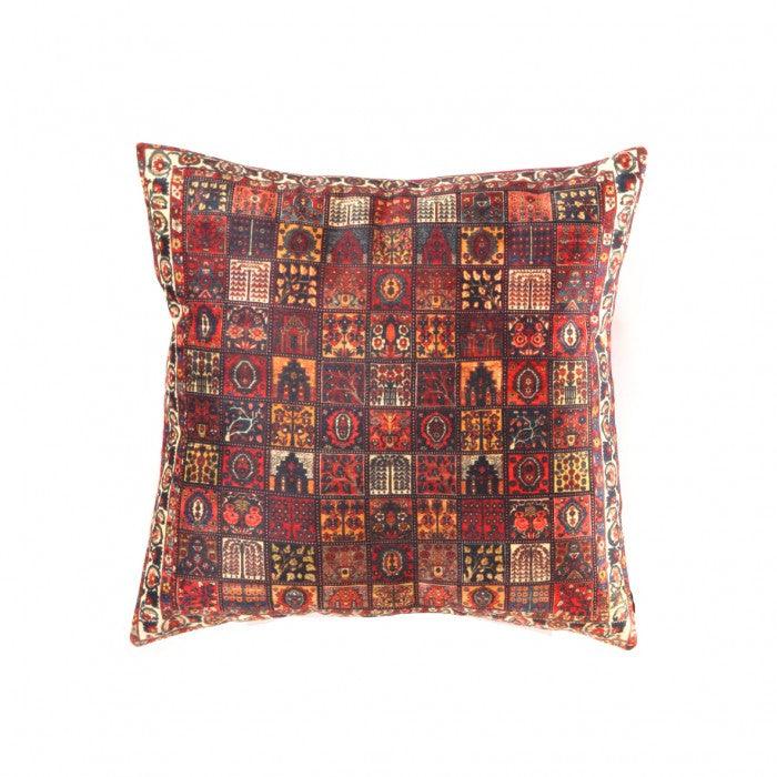 Canvello Bakhtiari Design Velvet Pillow - 16' X 16'