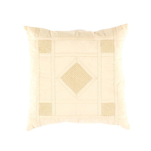 Canvello Beige Pure Cotton Pillow -16"